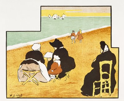 Programma voor de Théâtre Libre productie van Mirage door Henri Gabriel Ibels